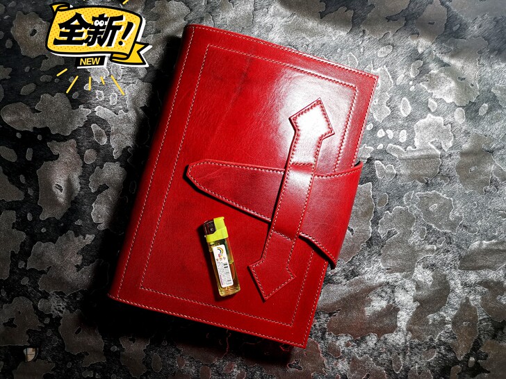 手工进口植鞣牛皮3-3.5厚 B5活页笔记...