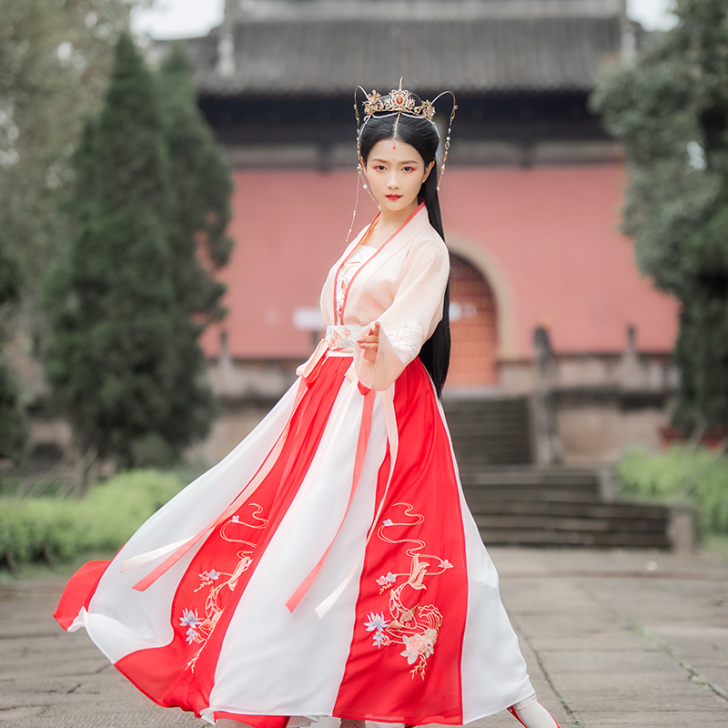 重回汉唐 重回汉唐洛曲原创汉服女款中国风对...