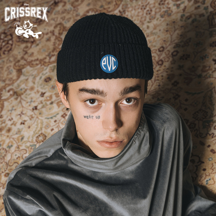 PVCINC 兔绒混纺针织帽子Beanie...