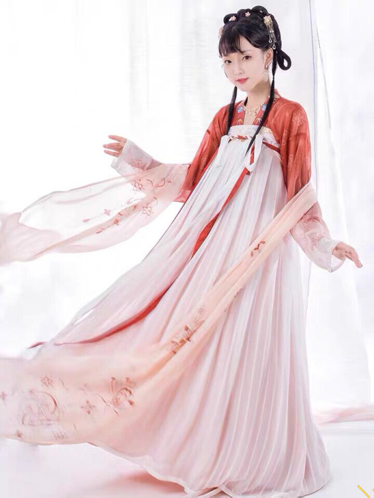 重回汉唐云间雪唐制汉服女古风夏季日常正品原...