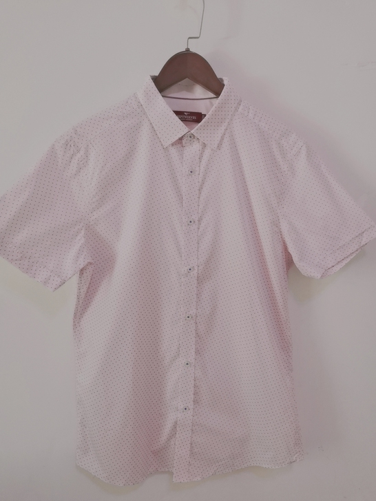 全新 正品七匹狼夏季男士衬衫 粉色衬衫，百...