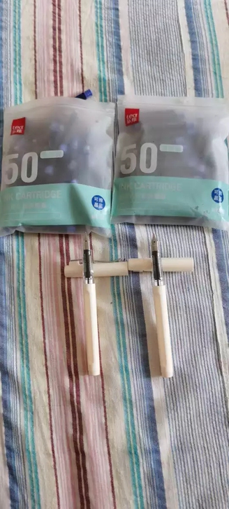 KOWELL文具 钢笔墨水墨囊黑色纯蓝...