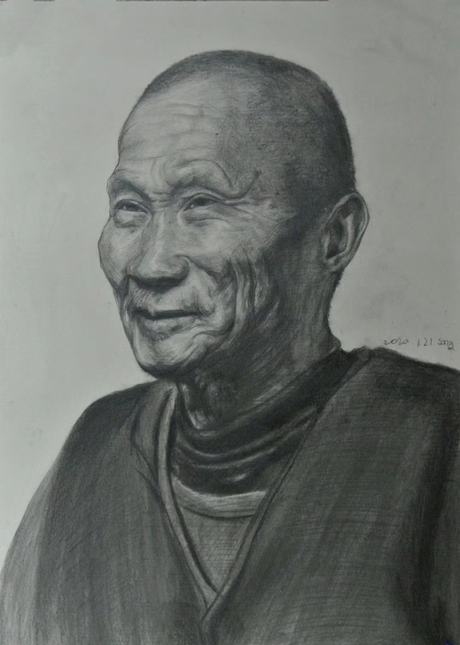 素描作品，喜欢的收呀尺寸不同价格不同，欢迎...