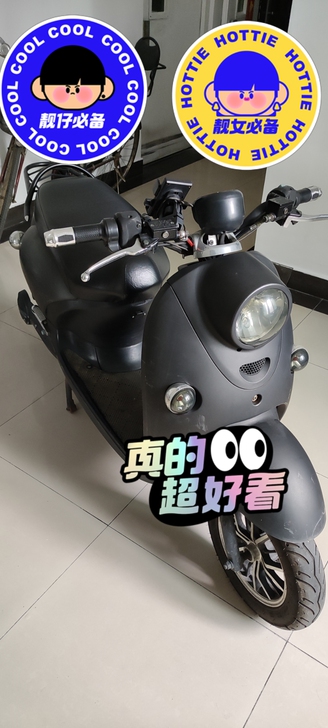 小龟王电动车60v，黑武士，磨砂黑，高端大...