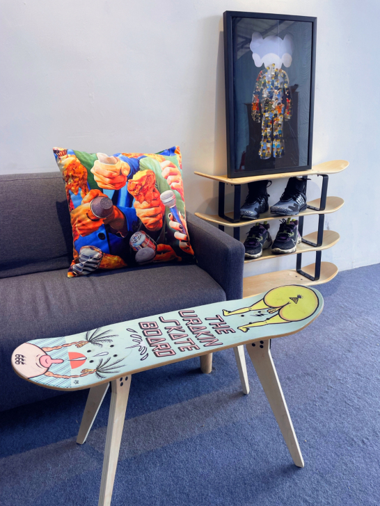 滑板凳子支架 滑板椅子滑板凳 双翘板板面做...