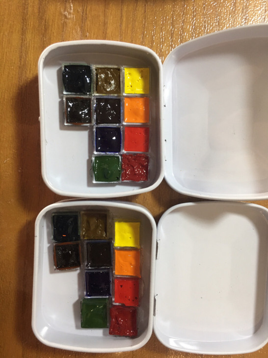 mg基础十色 水彩颜料