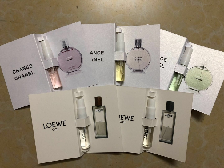 （买二送一）大牌正品香水小样，香奈儿柔情粉...