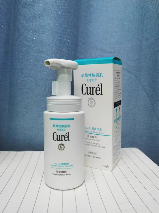 珂润浸润洁面泡沫洁面洗面奶150ml