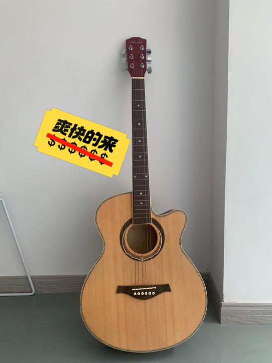 高品质吉他闲置 价格实惠音色超棒 95新 ...
