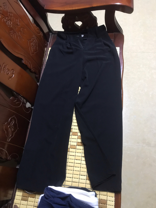 断舍离 九成新黑色阔腿裤