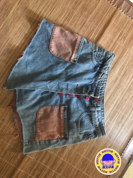 女夏季短牛仔裤，休闲百搭，全新，适合85-...