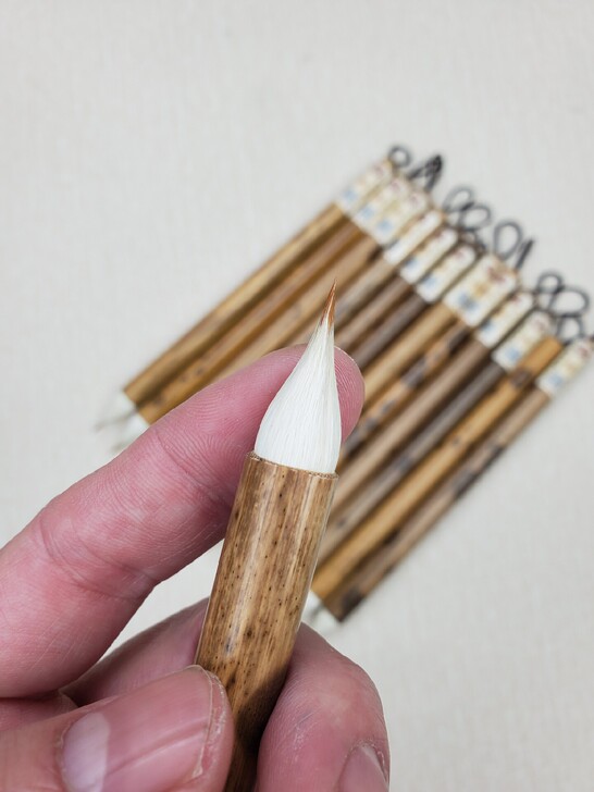 闲置，包邮便宜出少量仿唐缠纸鸡距笔小楷小行...