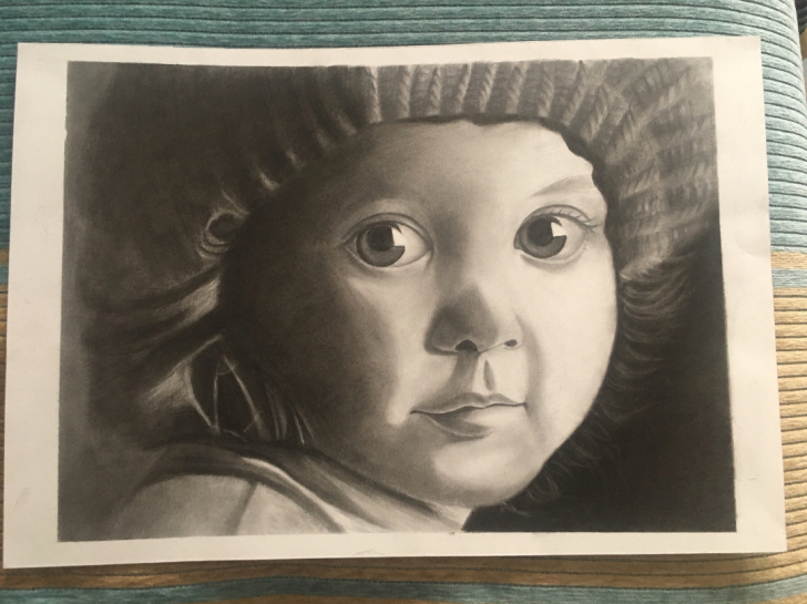 8k素描人物作品,非偏远36.8包邮
