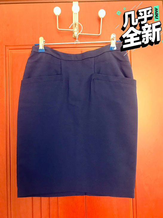 闲置，蓝色包臀裙，34码，20出
