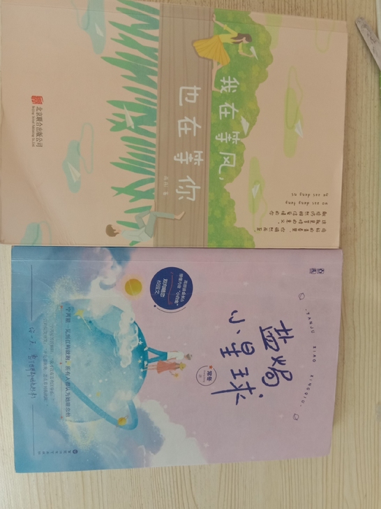 如图两本言情小说 二手 注意是二手