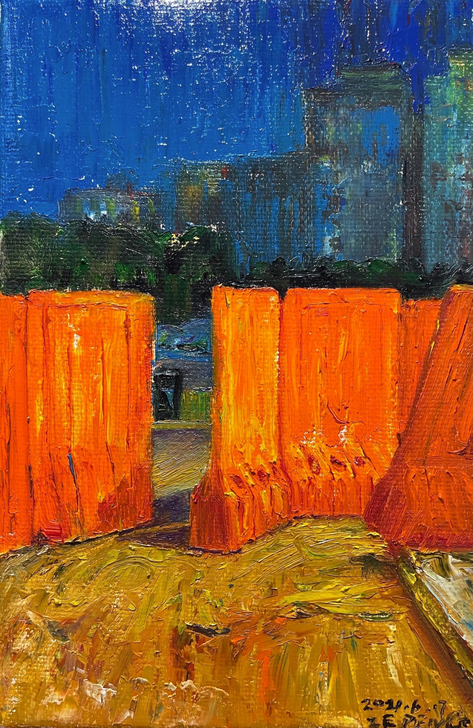 油画作品多幅 纯手绘油画 油画风景