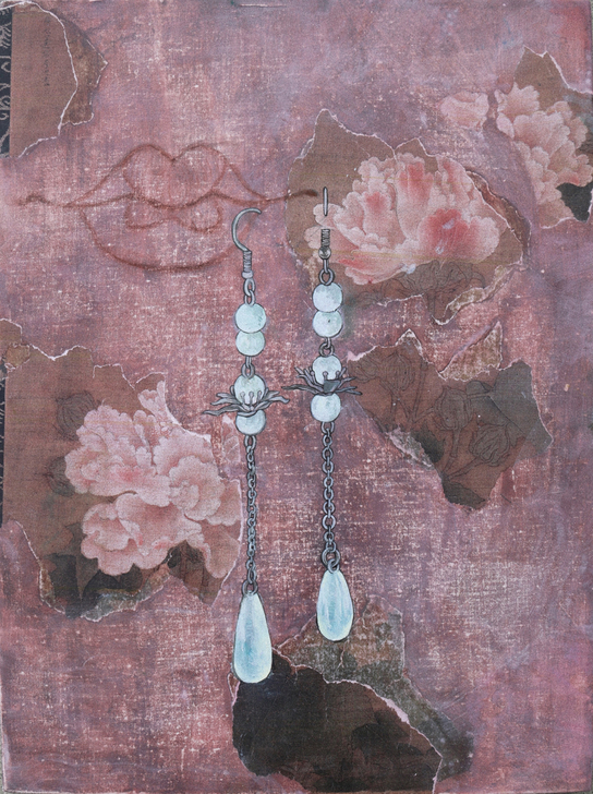 坦培拉手绘油画作品 可当装饰画 无框