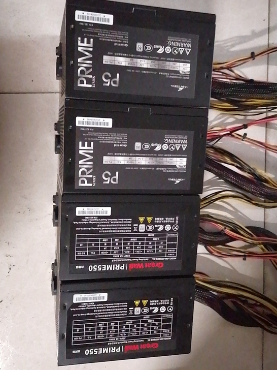 长城550W电源，额定功率550W，CPU...