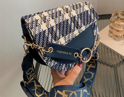 小众超火小包包女百搭2022新款潮宽肩带单...