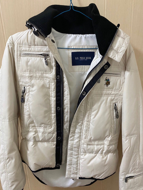 Us polo 羽绒服,商场专柜购买,穿过...