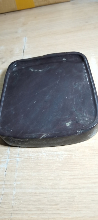 端砚麻子坑,实用素砚,天青麻子,湛蓝通透,...