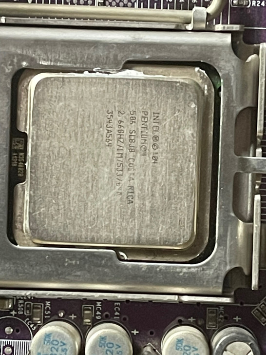 英特尔奔腾四 p4 老电脑cpu 拆机件...