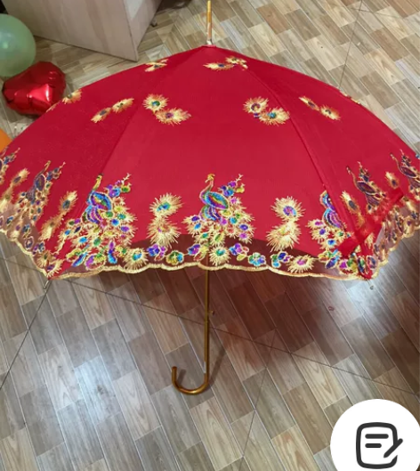 结婚雨伞 全新 只用了一次 在店里买的12...