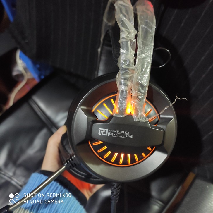 网吧拆机耳机 雷加rj rh560家用游戏...
