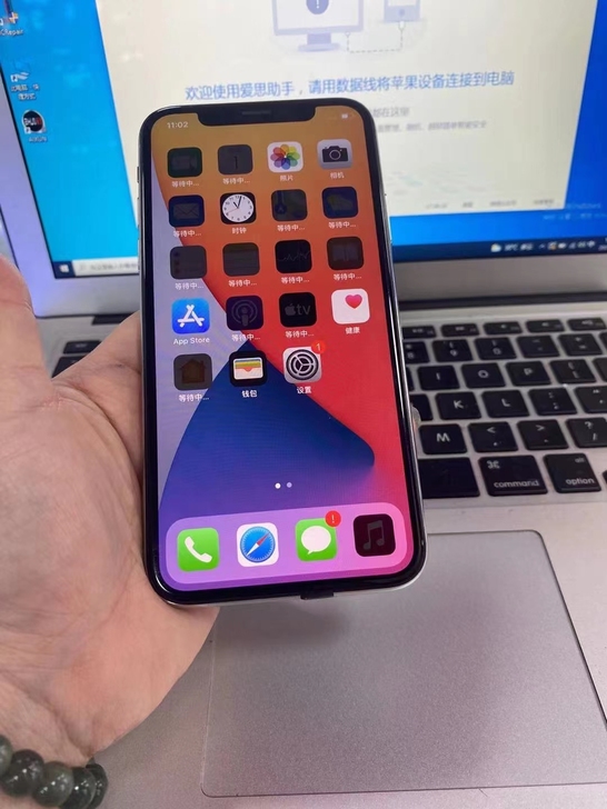 苹果iPhoneX256G国行白色全网通爱...