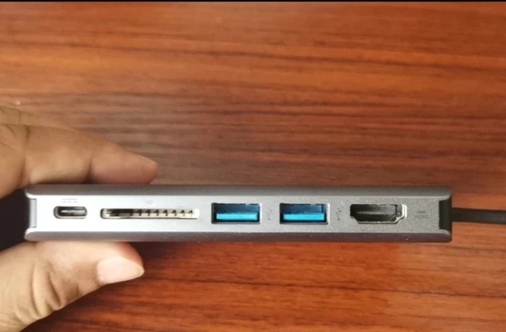 蓝盛八合一拓展坞，带hdmi，vga，网口...