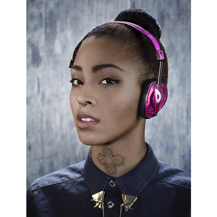 skullcandy头戴式耳机 有线款