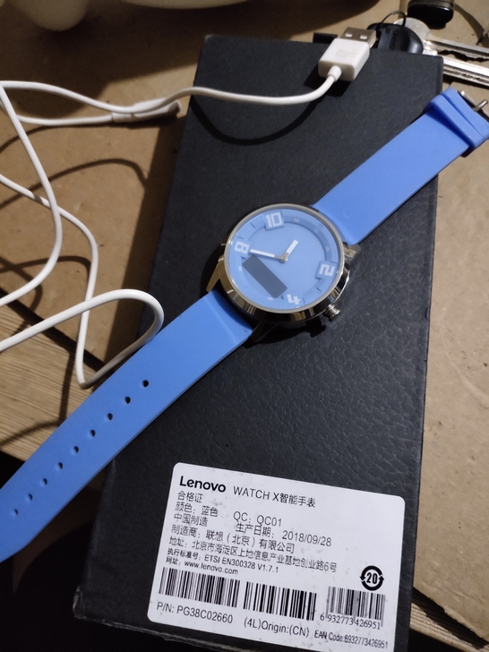 联想watch x智能手表绝版蓝银版运动版...