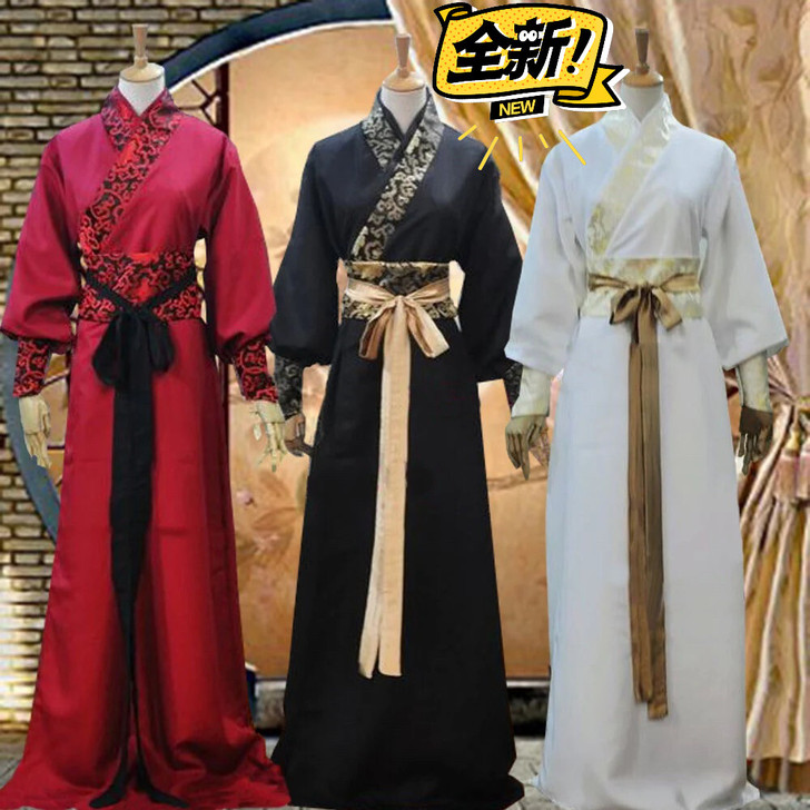 古装男女侠客装书生侠客汉服影楼拍照大侠服装...