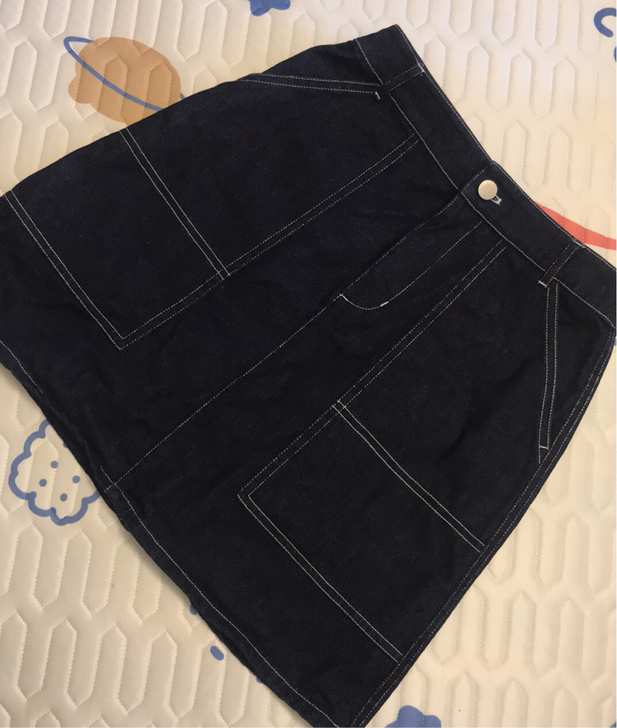 MM麦檬 牛仔半裙