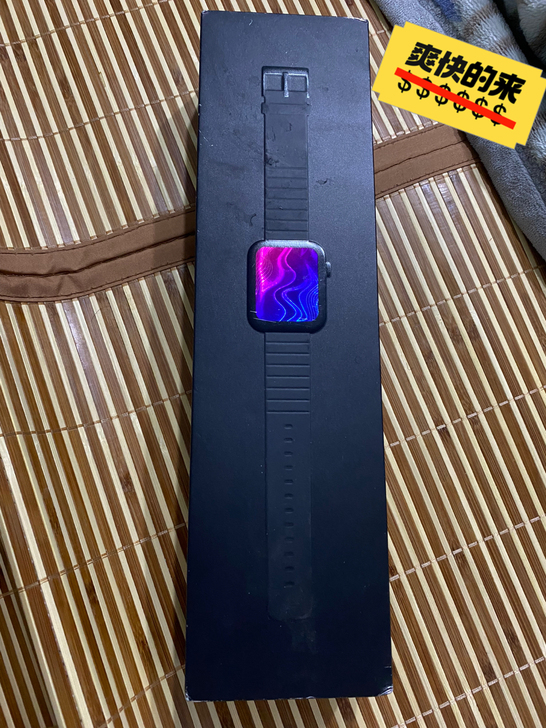 小米手表黑色标准版，功能完好，箱说配件全，...