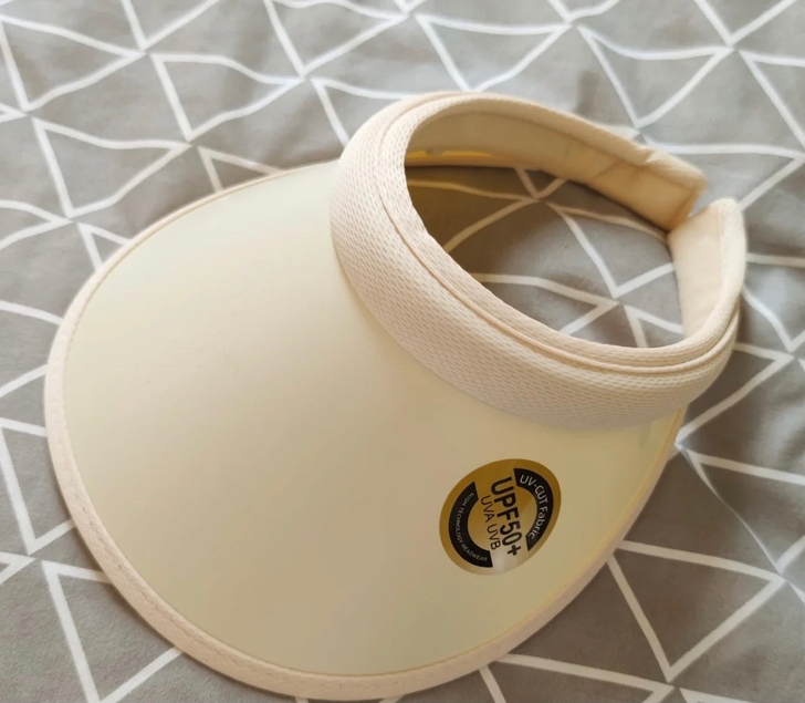 晚晚同款uv防紫外线遮阳帽 （加防风绳）全...