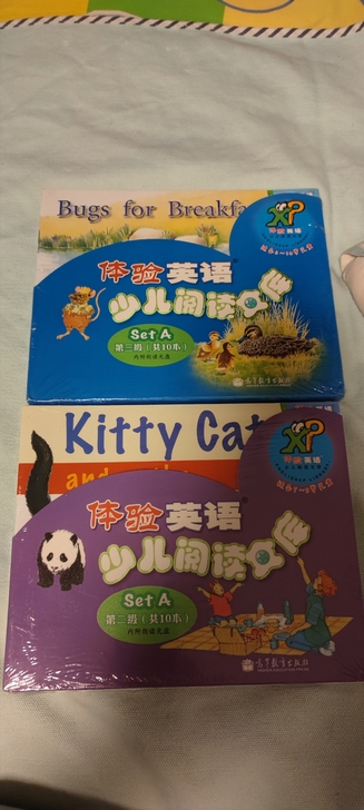 体验英语少儿阅读文库，SETA第二级和第三...