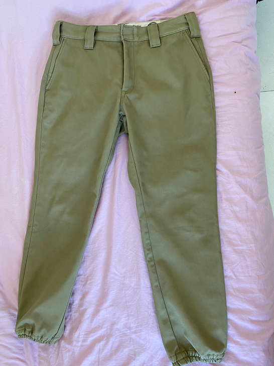 dickies 男子收脚休闲裤 卡其色百搭...