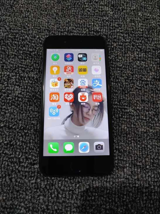 苹果iphone7黑解，插卡直接使用，指纹...