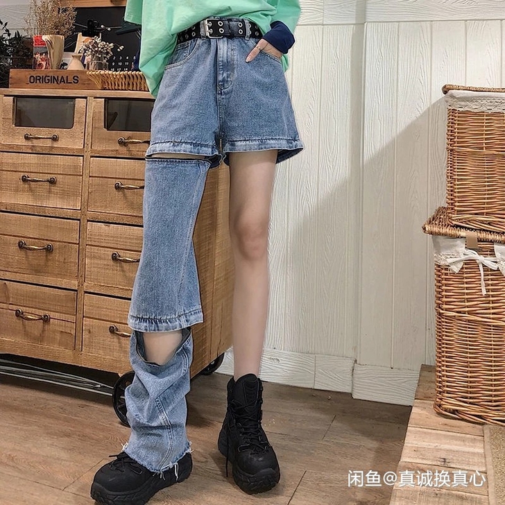 这是什么神仙裤子呀，太美了，一裤三穿，小姐...