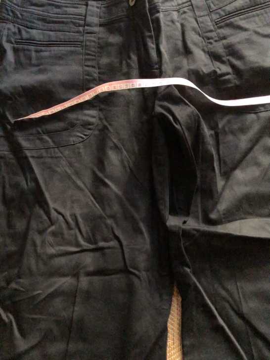 付运费赠送女裤黑色,腰围44,裤长94x质...