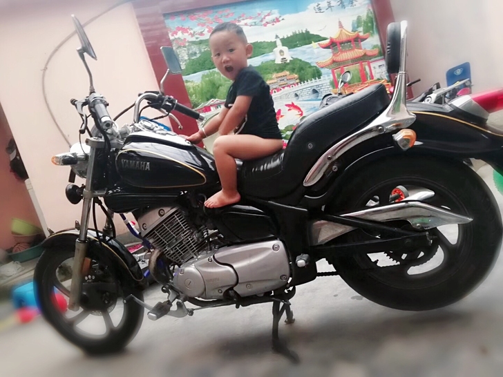 摩托车！雅马哈250劲龙太子摩托车！