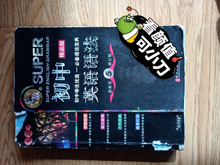 初中英语语法大全，非常的全面，外面有轻度破...