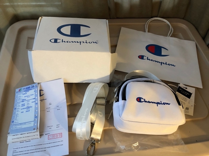 冠军斜挎包男女同款情侣包单肩包迷你版运动帆...