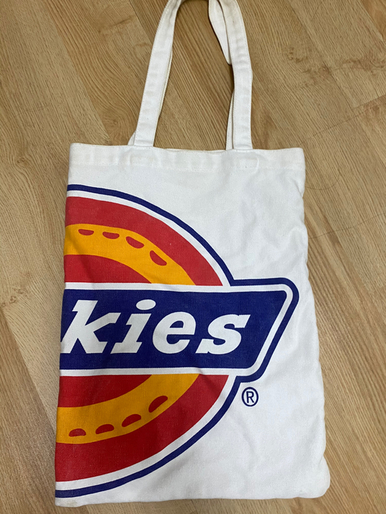 蒂克dickies帆布包女夏文艺休闲百搭单...