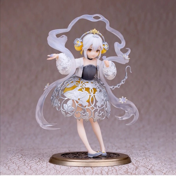 Myethos葡萄花鸟纹银香囊手办