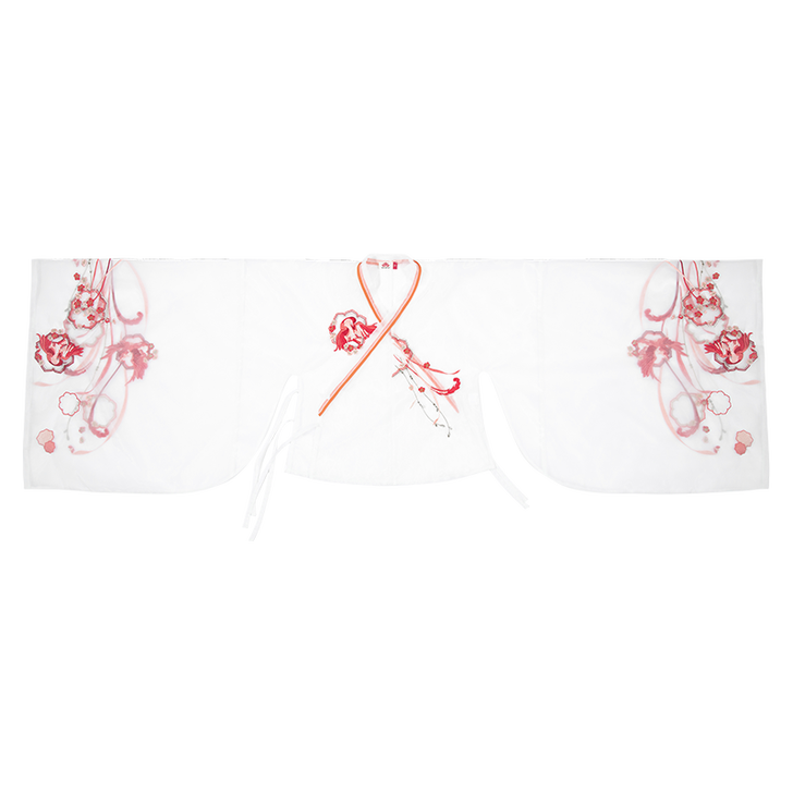 汉尚华莲桃源宴原创汉服女刺绣交领大袖襦裙齐...