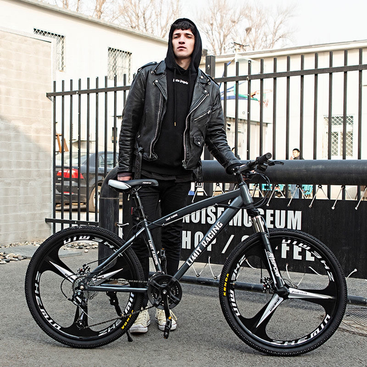 山地自行车成人男女减震越野赛车学生变速跑车...