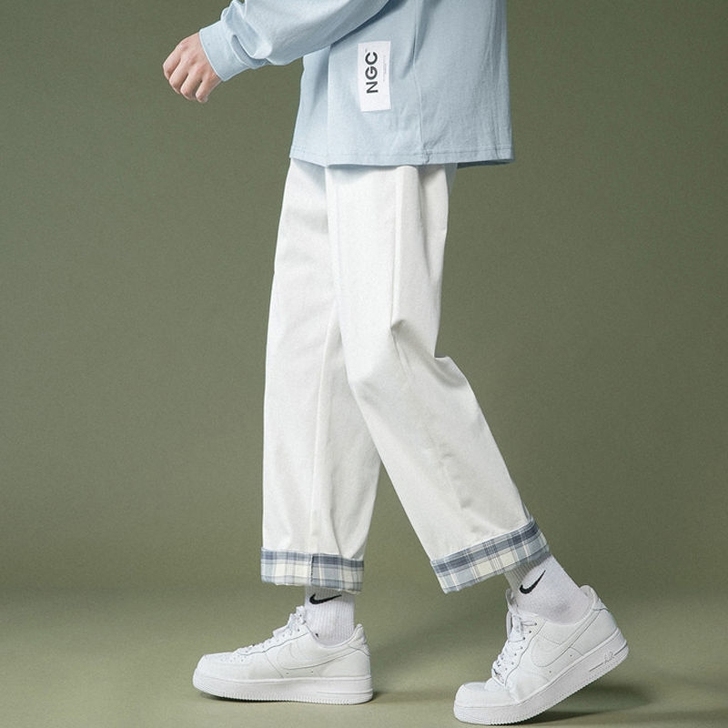 工装裤子宽松潮流百搭2021新款夏季薄款i...