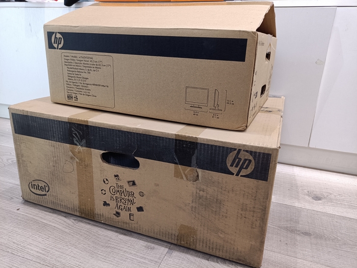 全新2007年的惠普品牌台式机古董电脑dx...